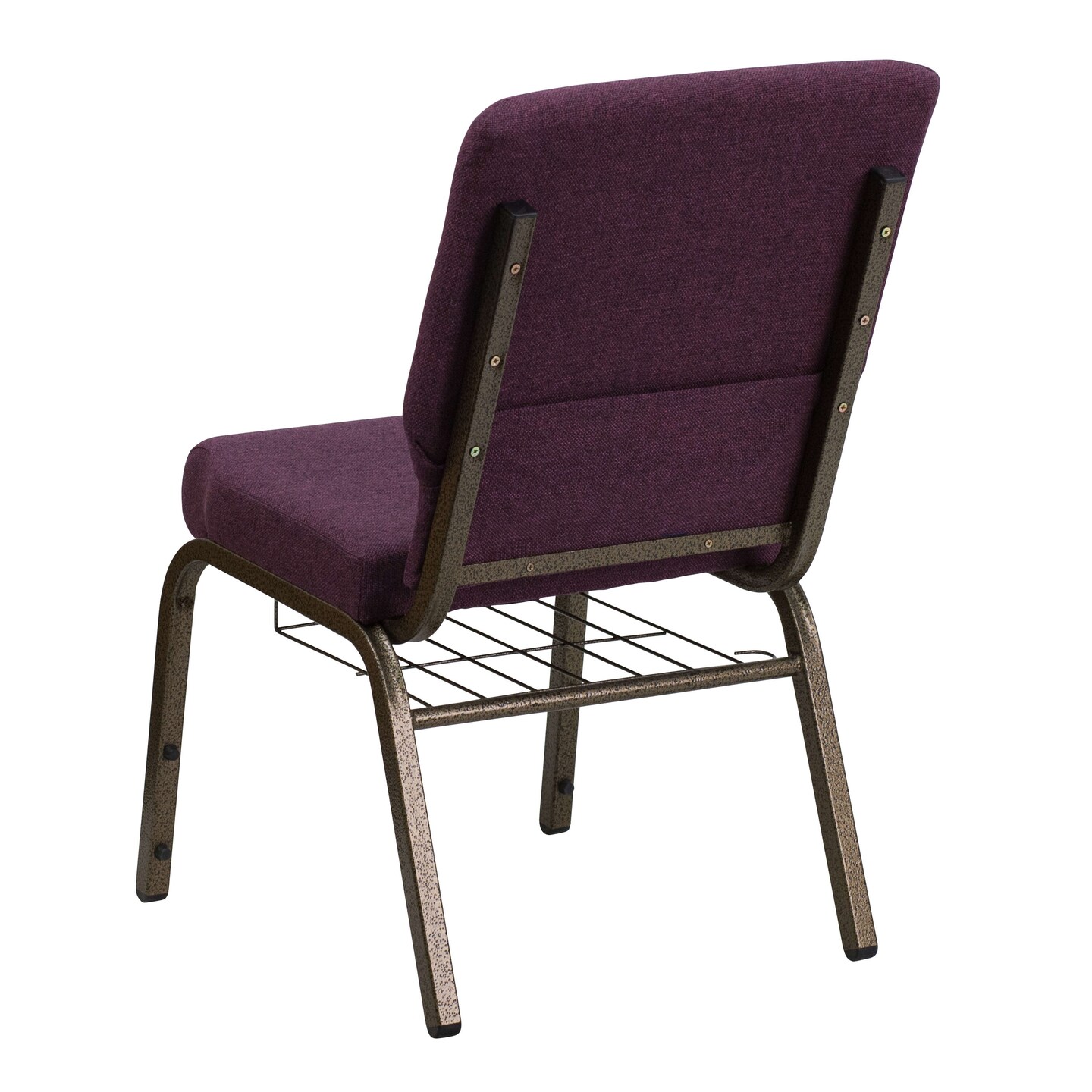 Emma and Oliver 4 Pack 18.5&#x27;&#x27;W Church Chair with Book Rack