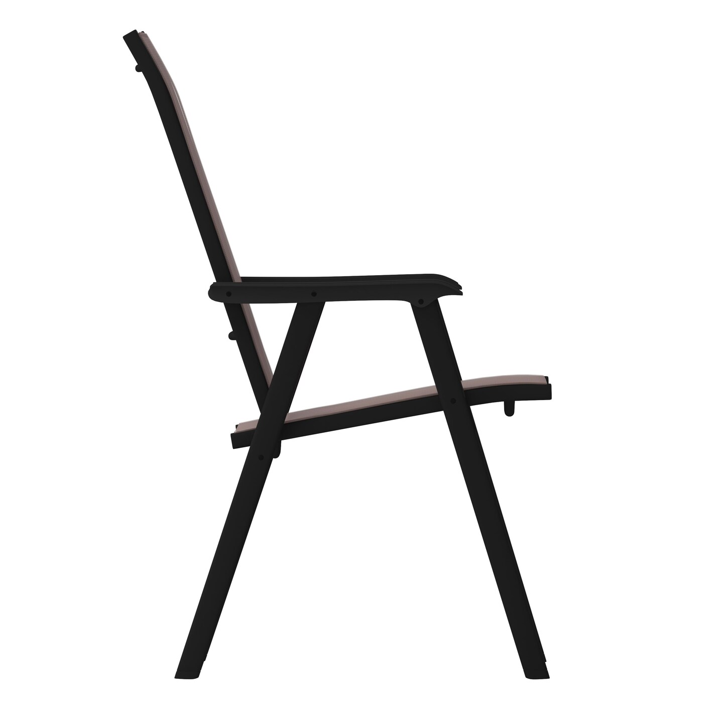 Emma and Oliver Outdoor Folding Patio Sling Chair / Portable Chair (2 Pack)