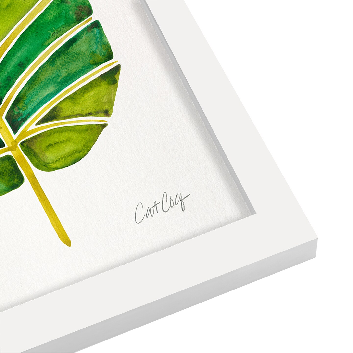 Elephant Ear Alocasia by Cat Coquillette Frame  - Americanflat