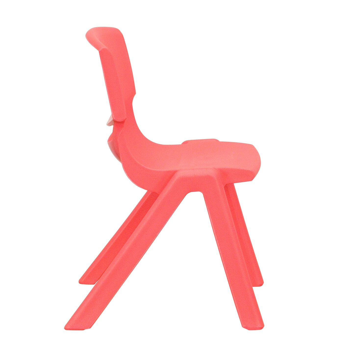 Emma and Oliver 2 Pack Plastic Stackable School Chair with 12&#x22;H Seat, Preschool Seating