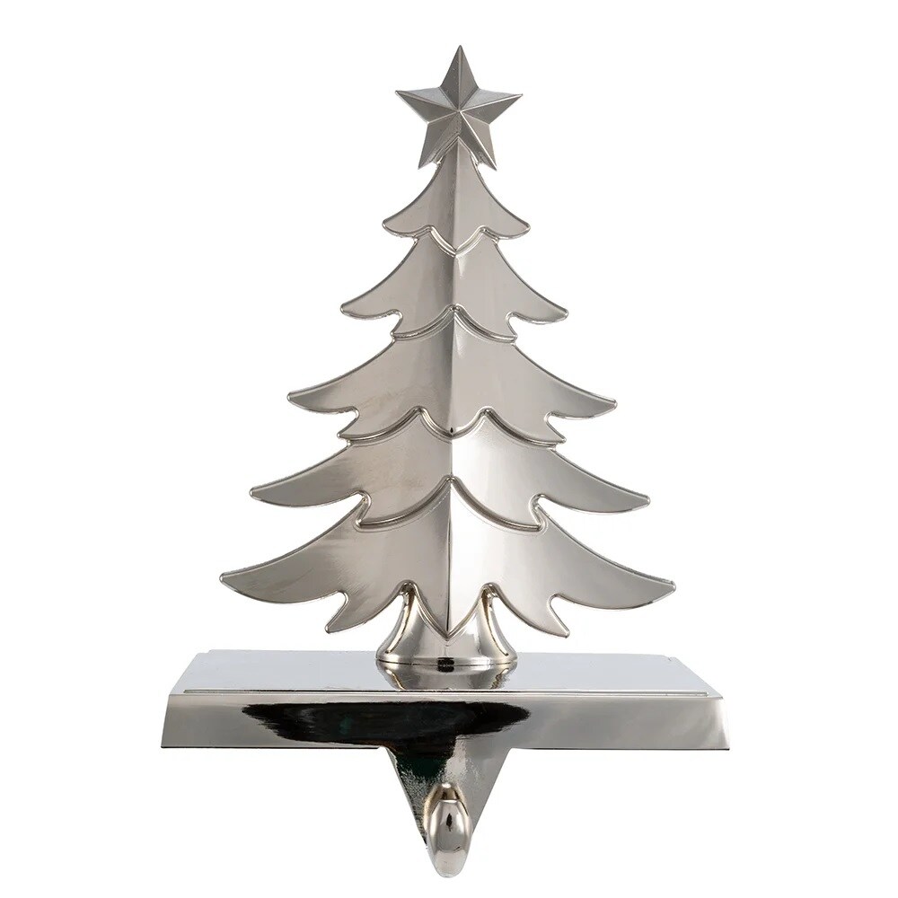 KSA 8.75&#x22; Silver Christmas Tree Stocking Holder