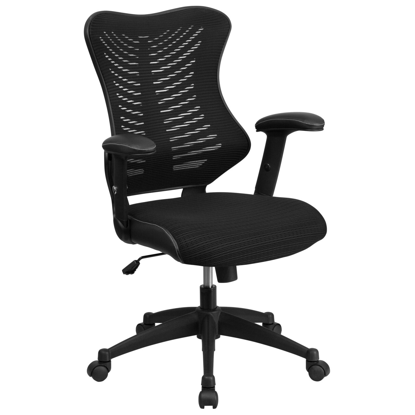 Emma and Oliver High Back Designer Mesh Executive Ergonomic Office Chair w/ Adjustable Arms