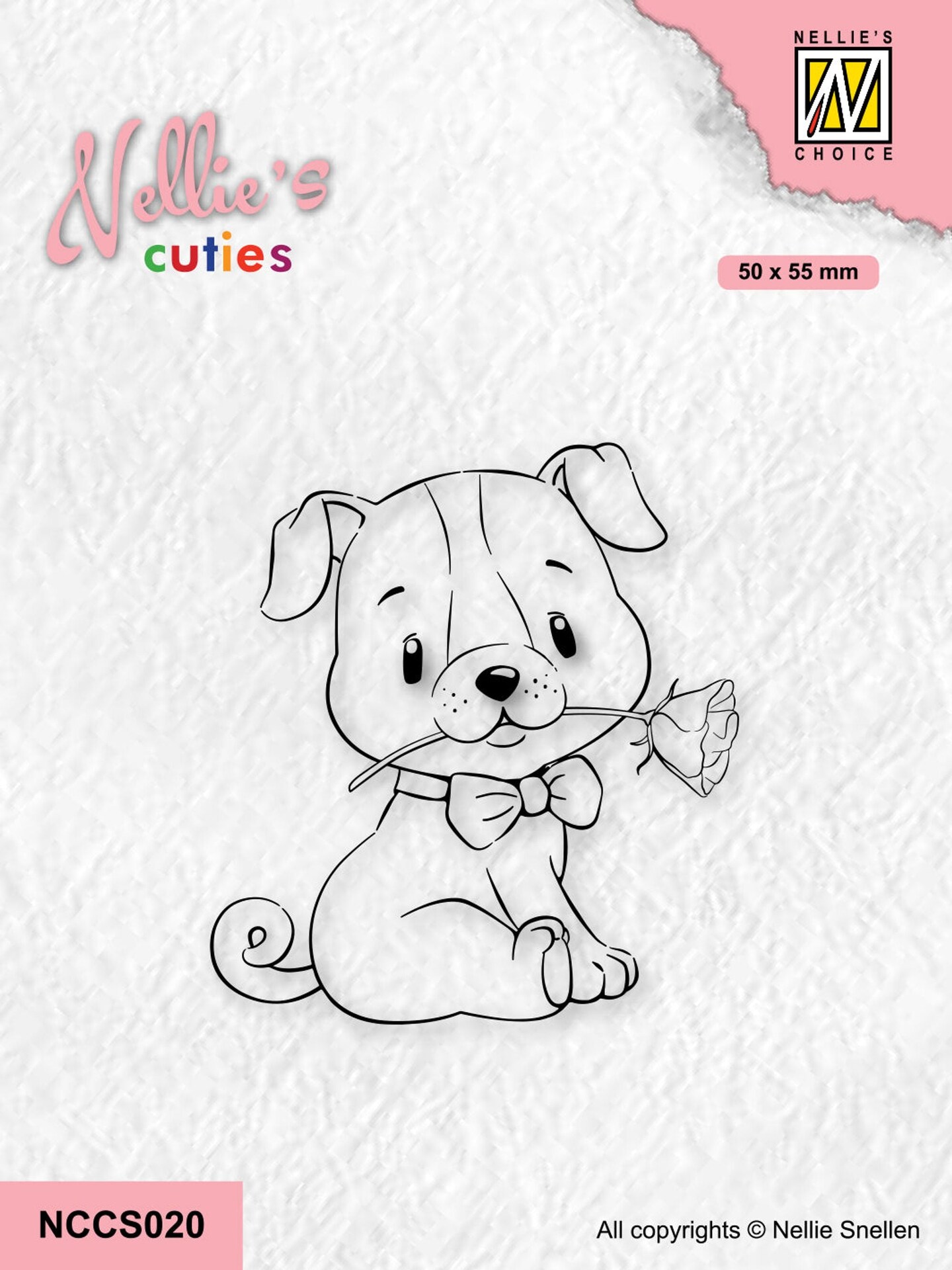 Nellie&#x27;s Choice  Clear Stamp Nellie&#x27;s Cuties - A Rose For You