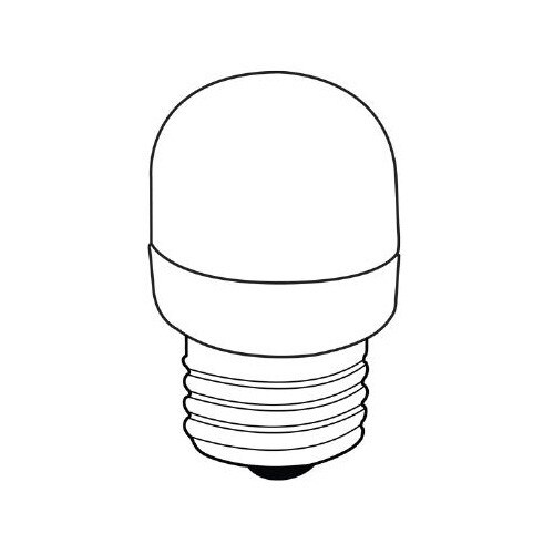 SUNLITE Green 0.5w Tubular T10 Medium Screw In Base Light Bulb