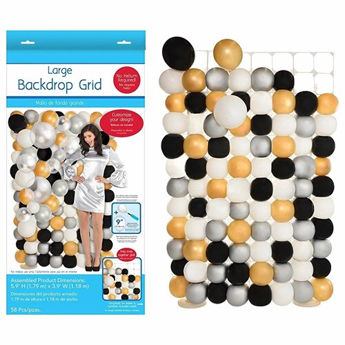 Latex Balloon Backdrop Large Grid
