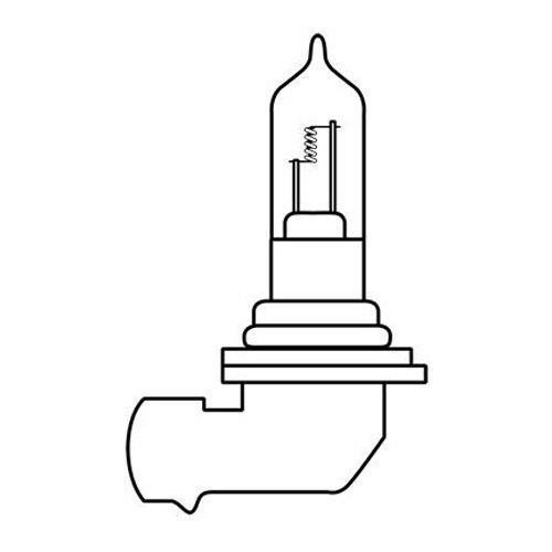 GE 18510 9006 - 55w 12.8v T4 P22d C-8 Miniature Automotive Bulb