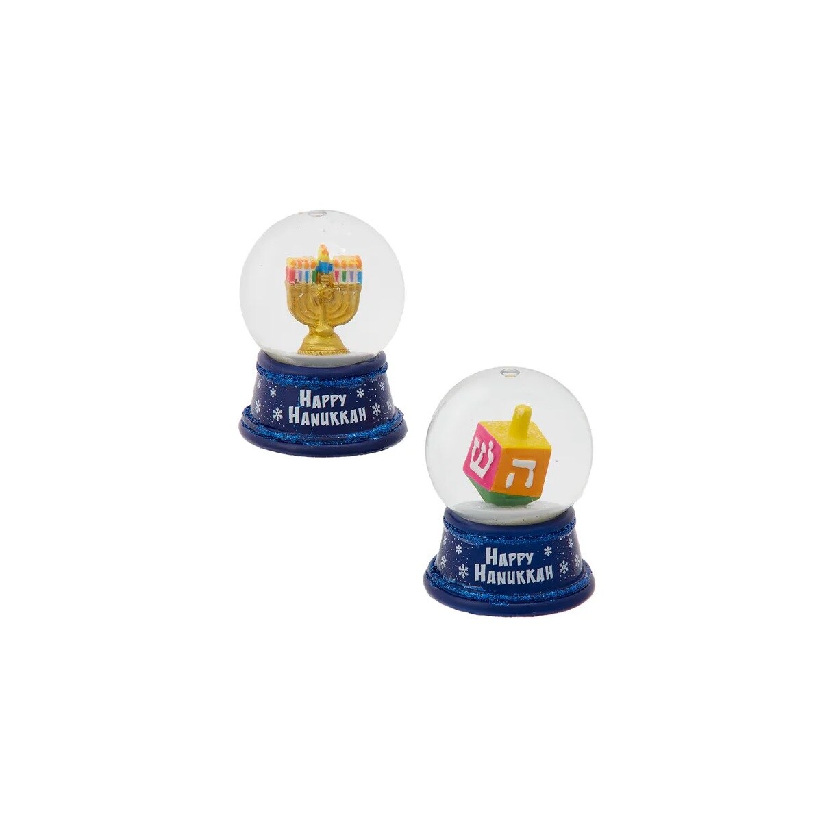 KSA Set of 12 Menorah and Dreidel 