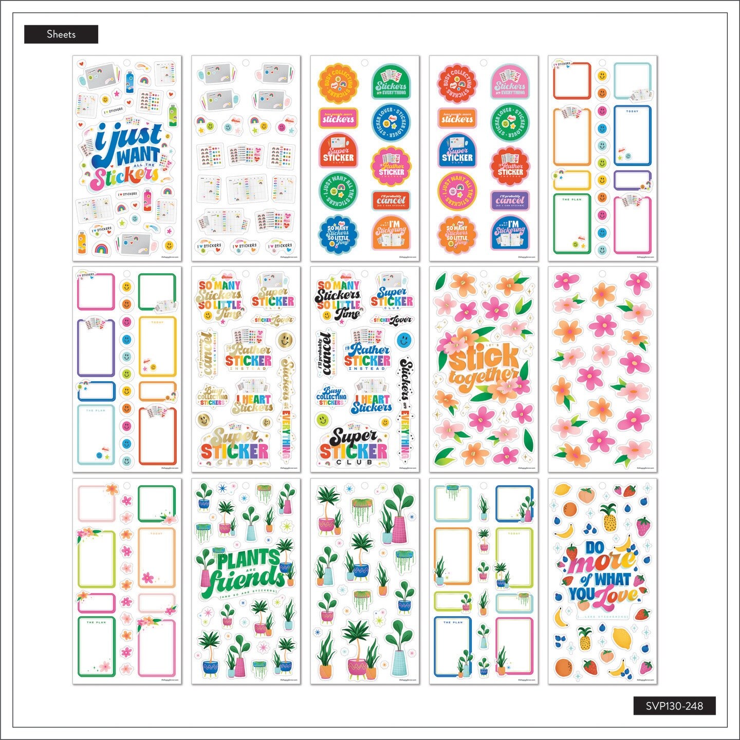 So. Many. Planner Stickers. Book
