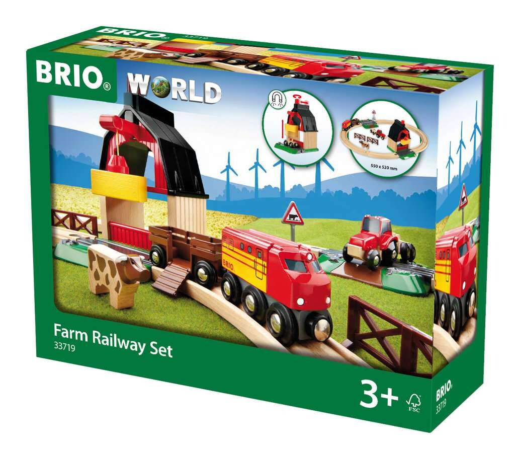 BRIO Farm Railway Set Train Set