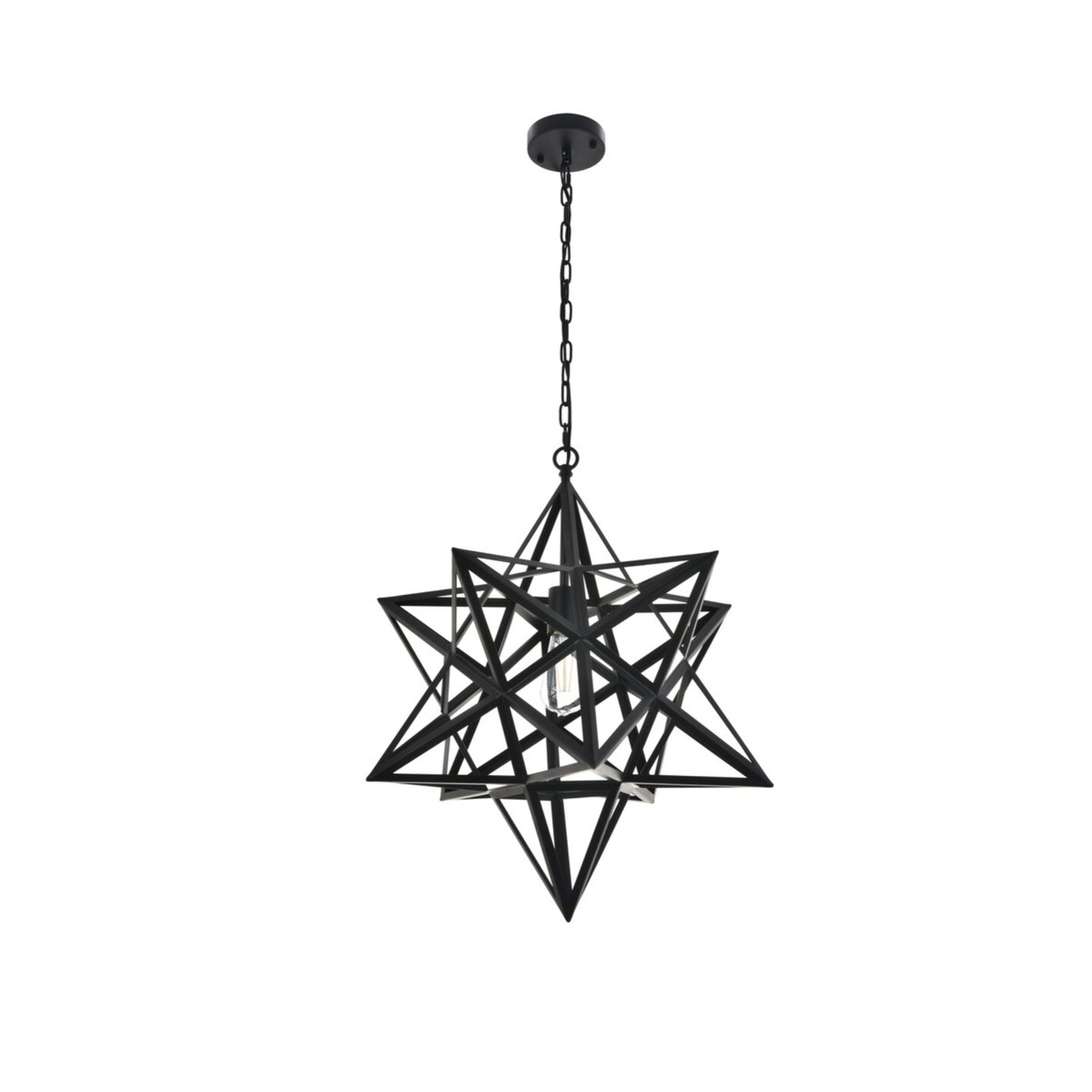 Nocturne 1 light black Pendant