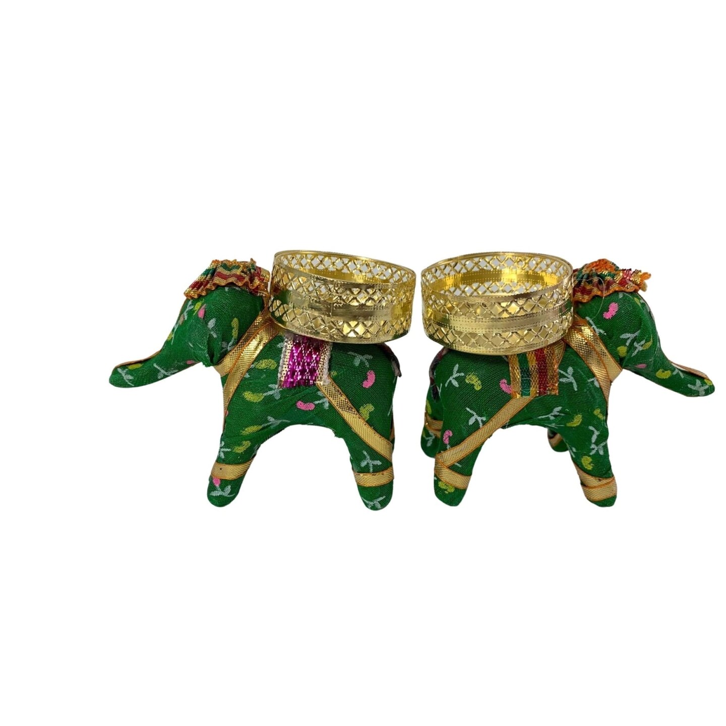 Diwali Gift Hamper Elephant Tealight Candle Holder Diwali Gift Boxes Indian Festival Best Wishes Christmas Hamper Basket for Employees Home Office Friends Family &#x26; Relatives - Return Gift