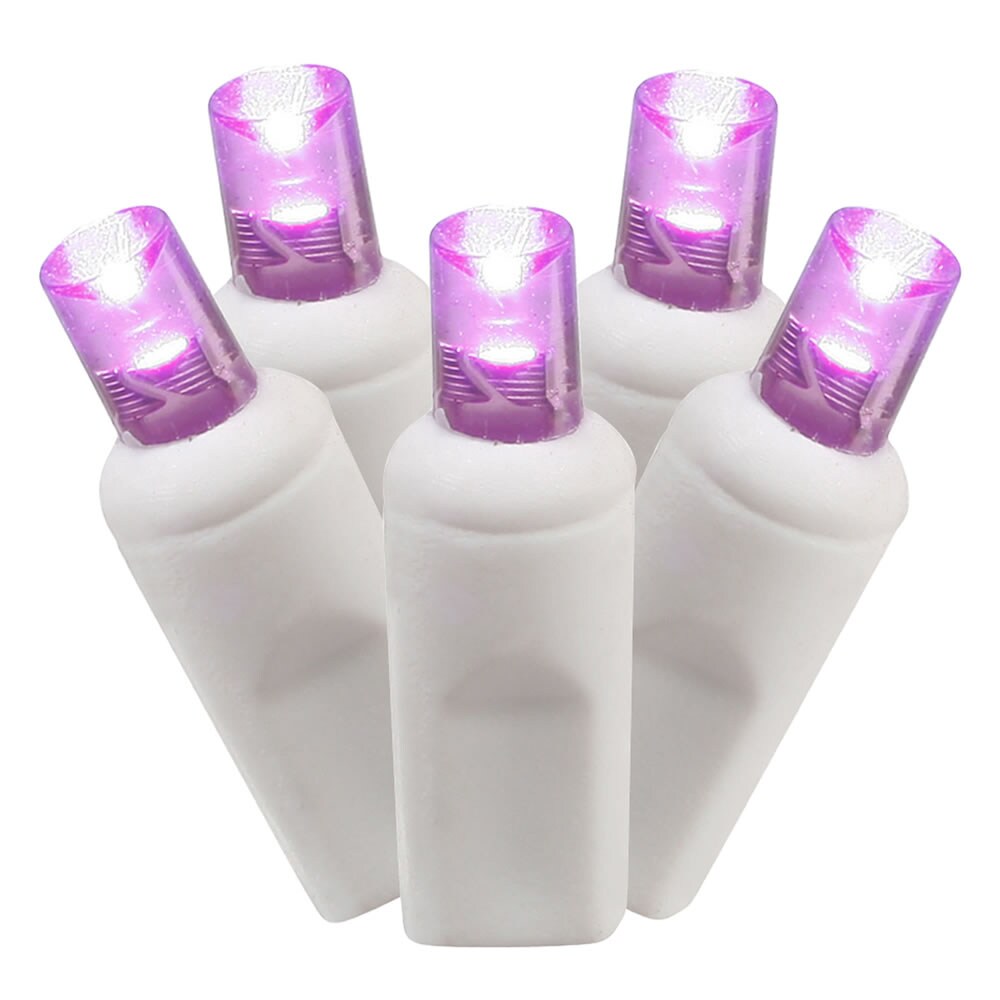 100Lt Purple LED / White Wire WA EC Set 6in. Sp 50 ft. | Michaels