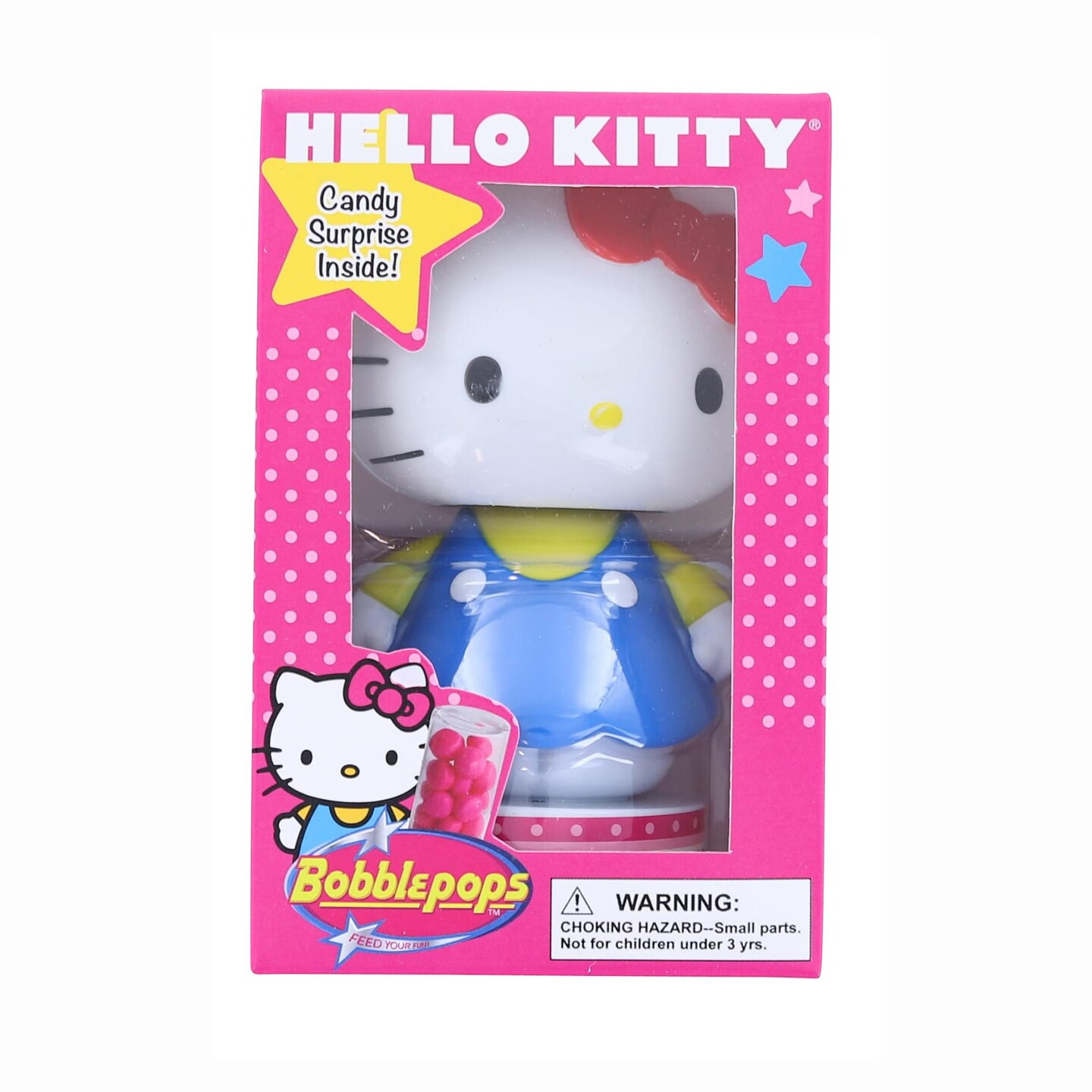Hello Kitty Bobble Pop Figure Candy Dispenser | Blue