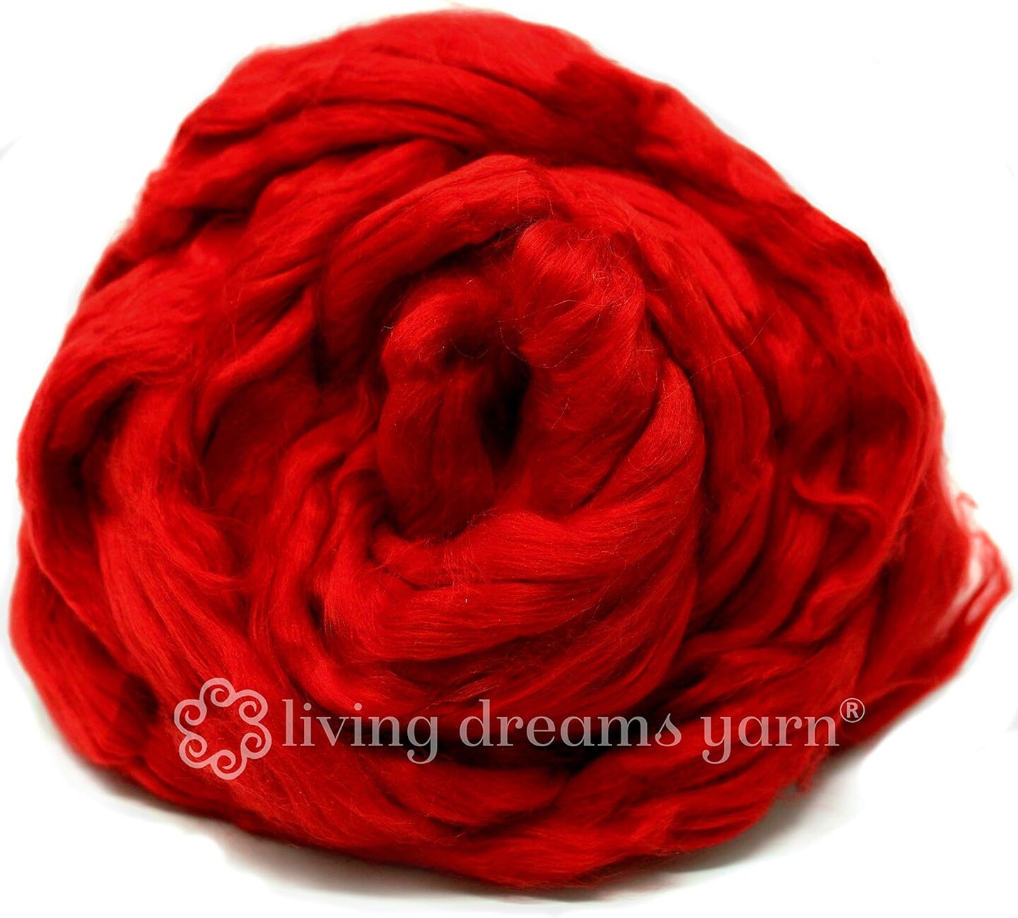 Egyptian Cotton - Beautifully Dyed Vivid Colors, Combed Top Roving for Spinning, Blending, Felting, Weaving.
