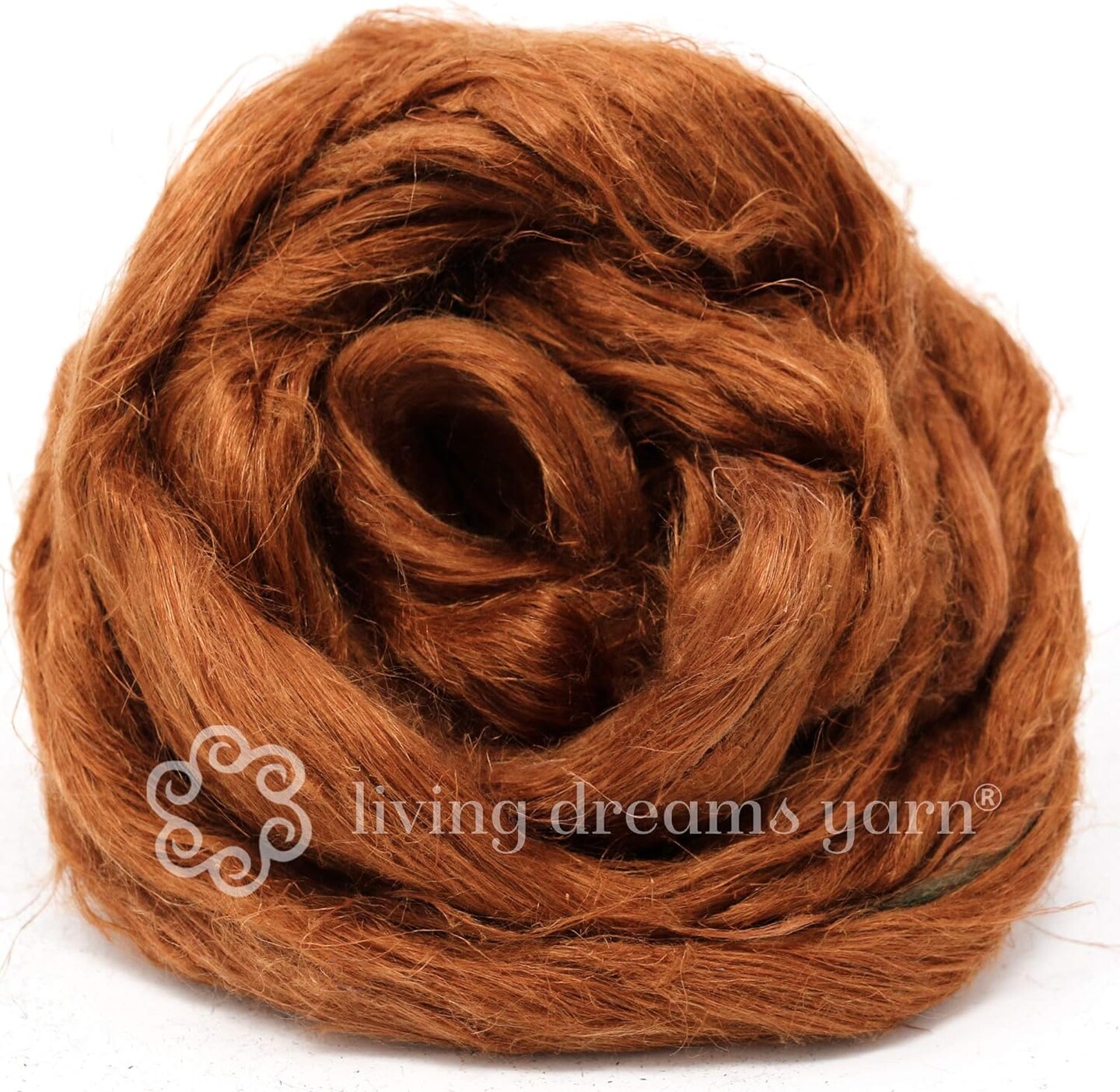 Flax/Linen - Beautifully Dyed Vivid Colors, Combed Top Roving for Spinning, Blending, Felting, Weaving.
