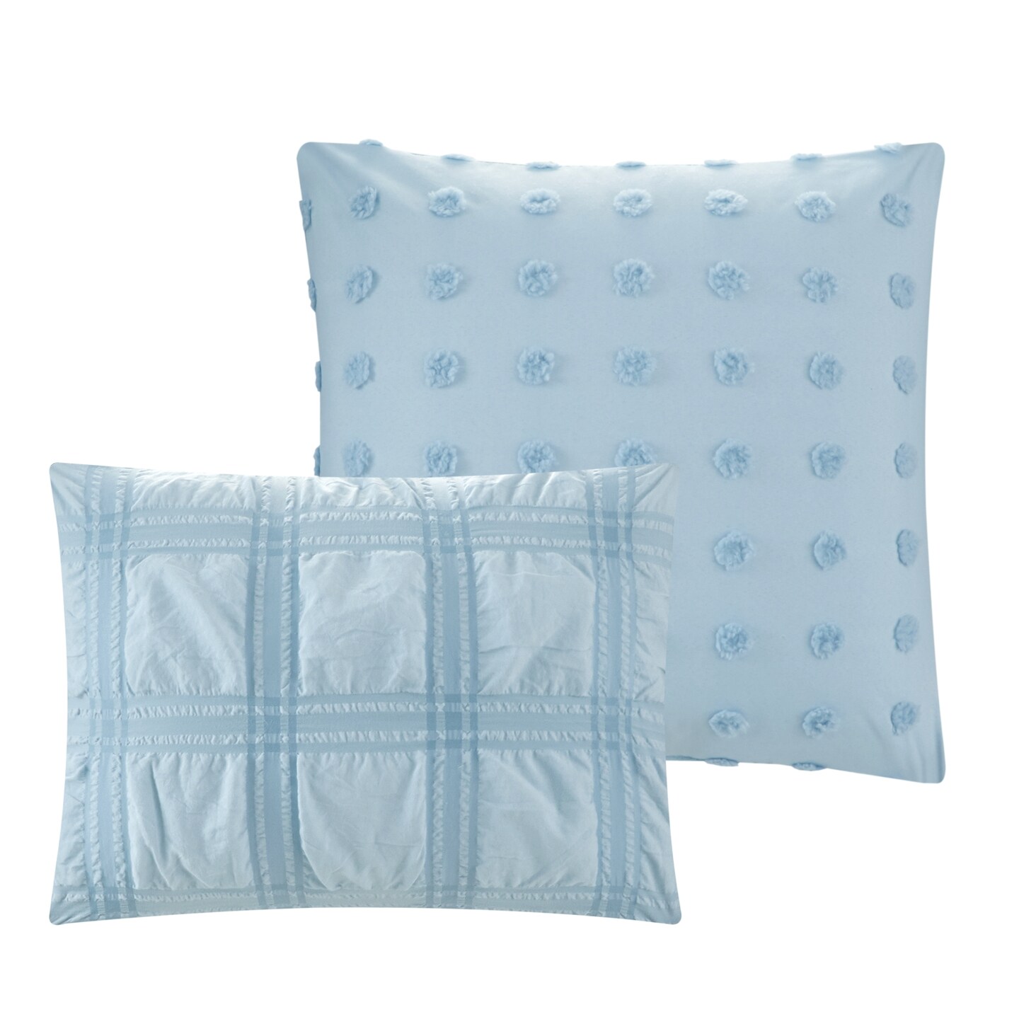 Emsley Duvet Set With Pillow Sham, Euro Sham, Decorative Pillows and Duvet Cover