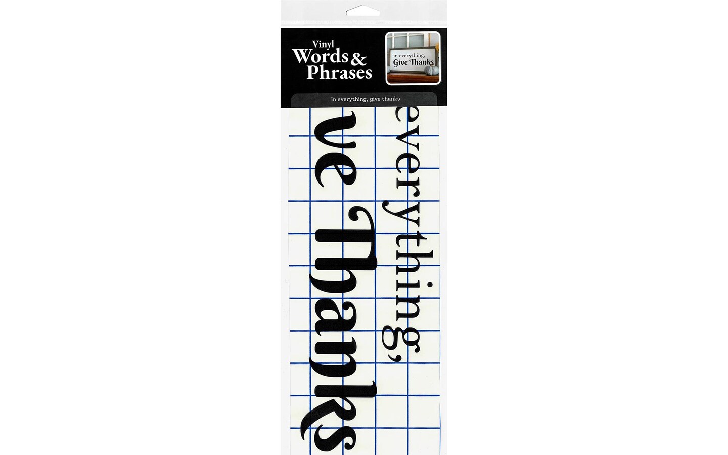Leisure Arts Home Decor Vinyl Wall Words In Everything Give Thanks