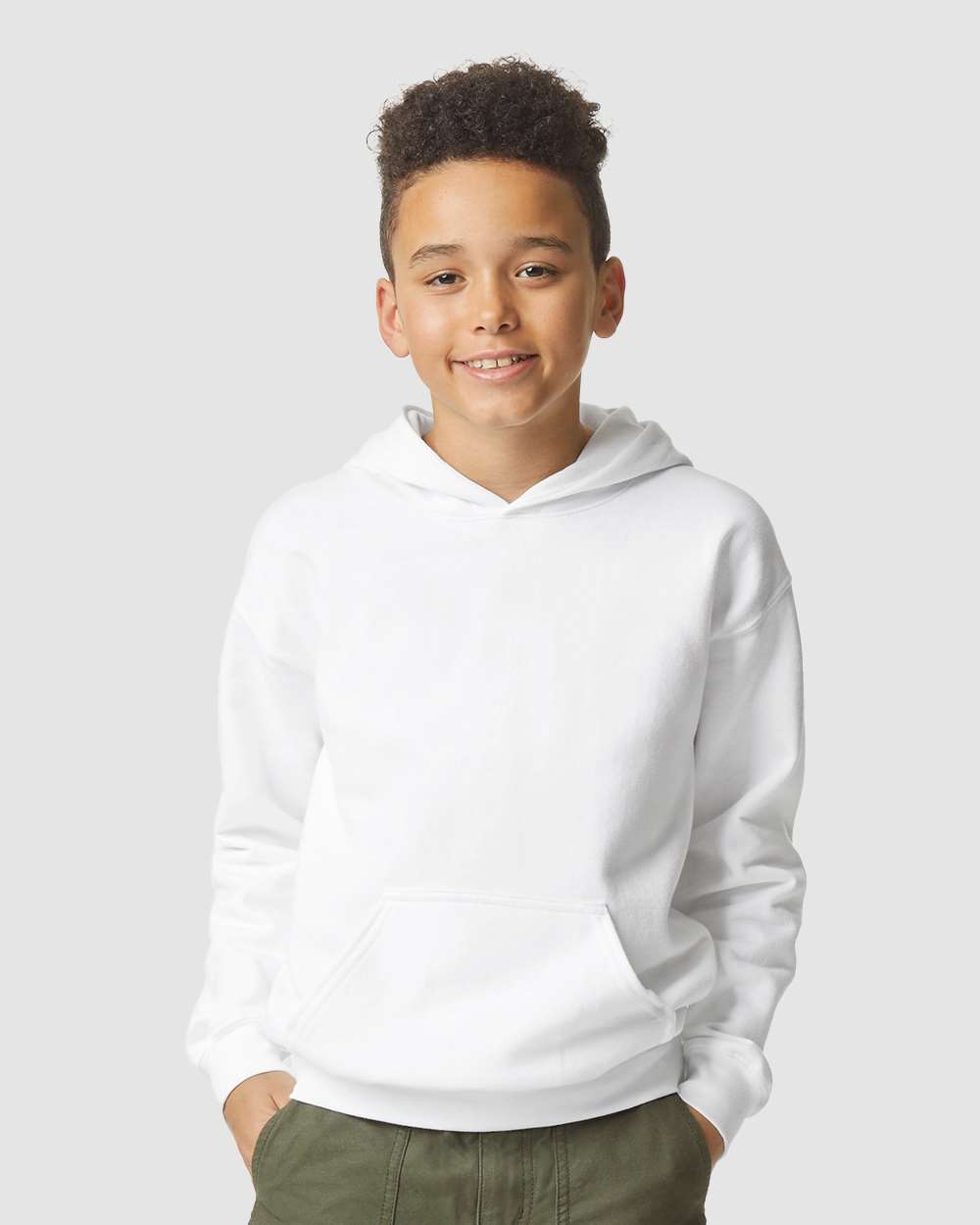 Gildan&#xAE; Softstyle Youth Midweight Hooded Sweatshirt