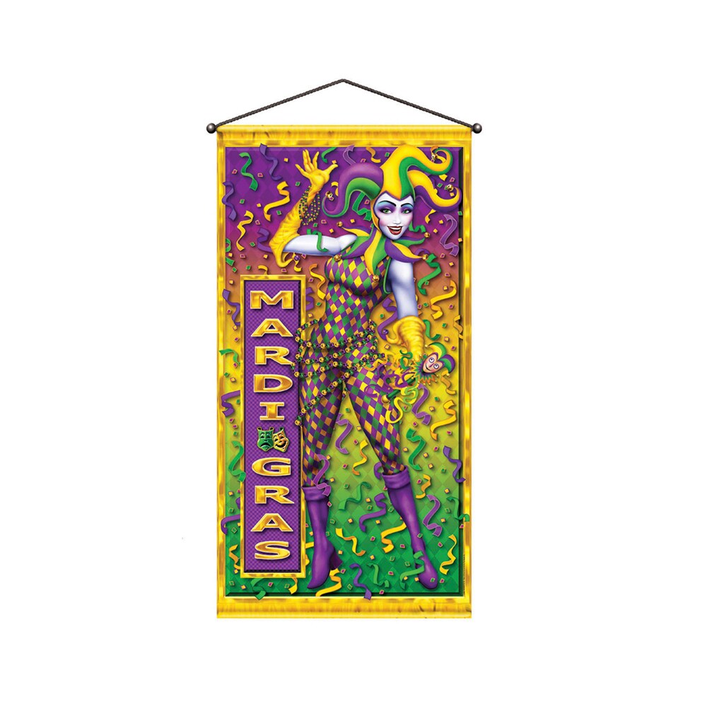 Beistle Party Decoration Mardi Gras Door, Wall Panel 30" X 5 12 Pack (1 Per Package) Michaels