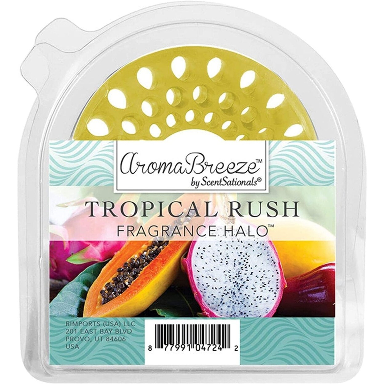 Scentsationals   1-Aromabreeze Fragrance Disc Halo - Tropical Rush
