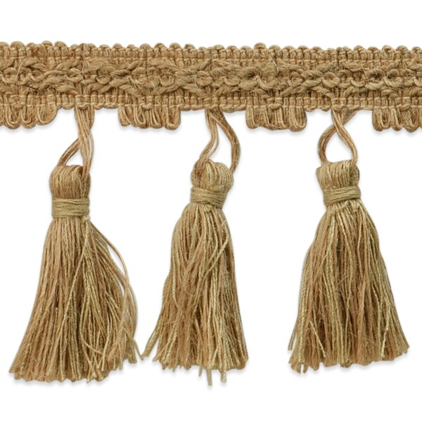 Natural Jute Tassel Trim