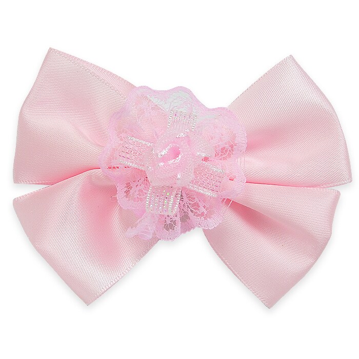 Mariah Bow with Organza Emellishment w/clip