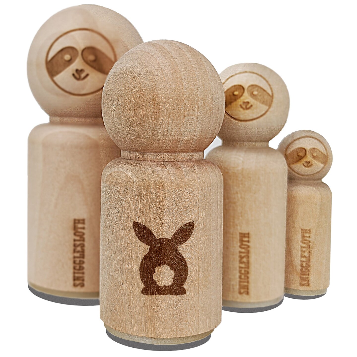 Bunny Rabbit Butt from Behind with Legs Easter Rubber Stamp for Stamping Crafting Planners
