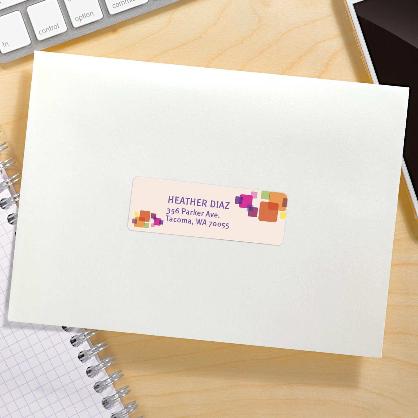 Avery White Return Address Label , Sure Feed Technology, Permanent Adhesive, 3/4&#x22; x 2-1/4&#x22;, 600 Labels (8257)