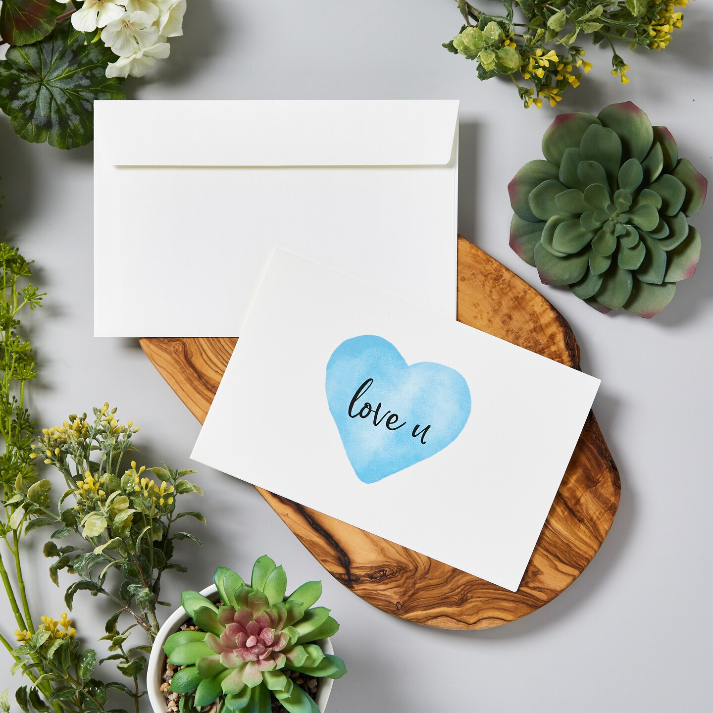 Avery Printable Greeting Cards, Half-Fold, 5.5&#x22; x 8.5&#x22;, Textured White, 30 Blank Cards with Envelopes (3378)