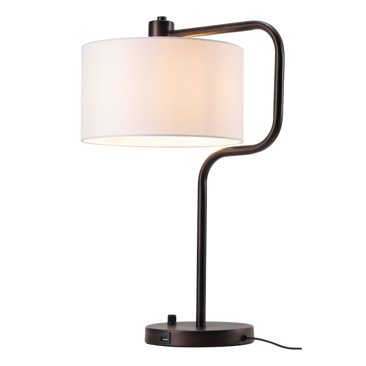 Middlemist Table Lamp White Elegant Home Hotel Decor Premium Materials 24