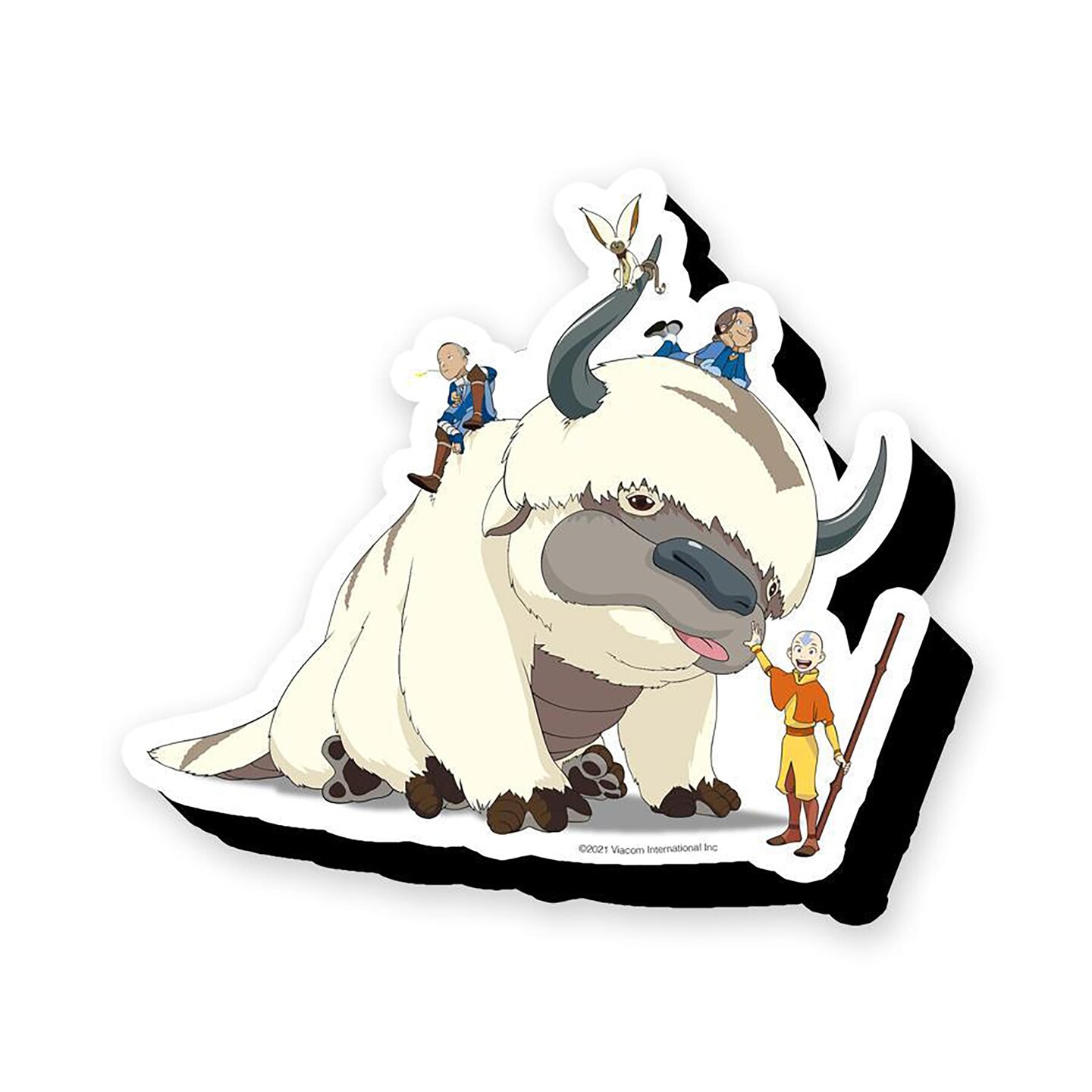 Avatar The Last Airbender Appa &#x26; Gang Funky Chunky Magnet