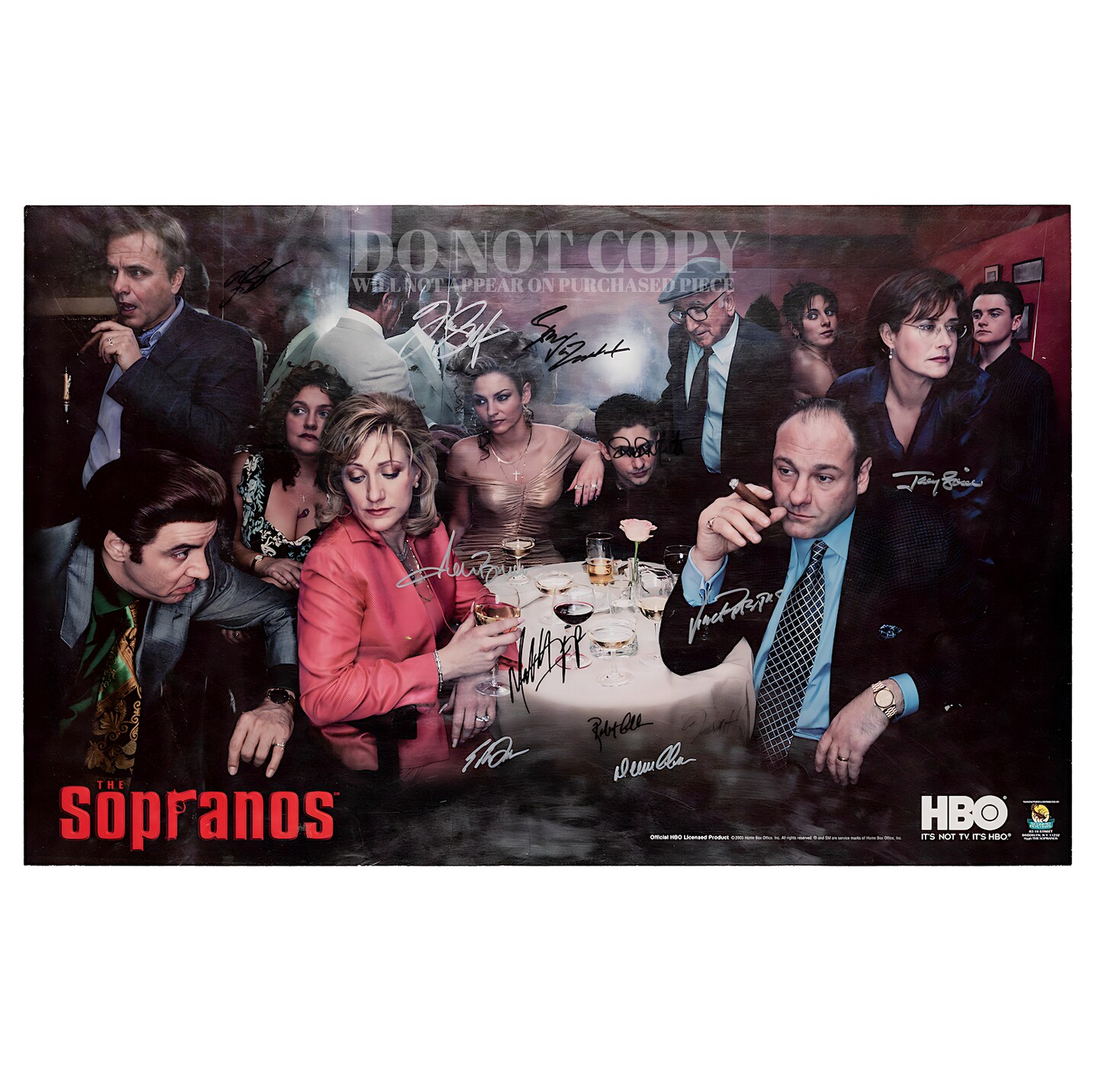 The Sopranos Poster 11 X 17 Magnificent Cast Portrait Tony Soprano  Legendary American Television Rare Photo Stunning Art Print  MakerPlace