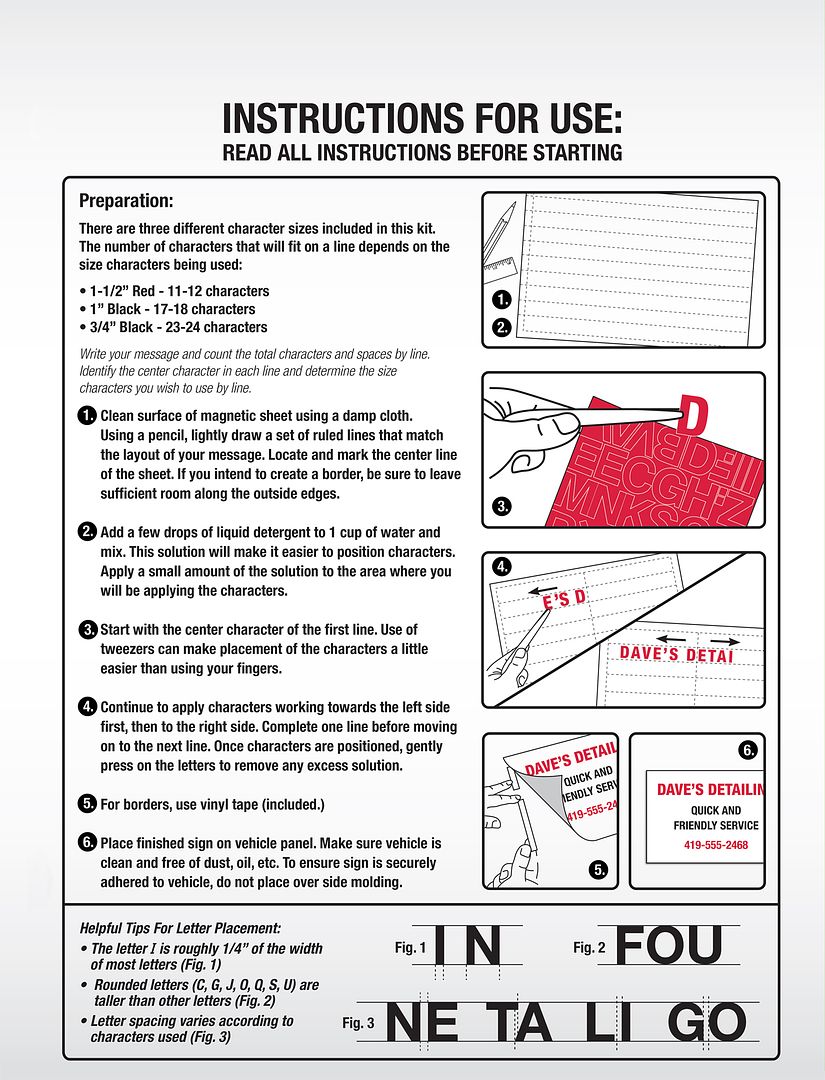 COSCO Magnetic Sign Kit, 12" x 18", White, Adhesive Letters, Numbers in Two Sizes and Art Tape Included