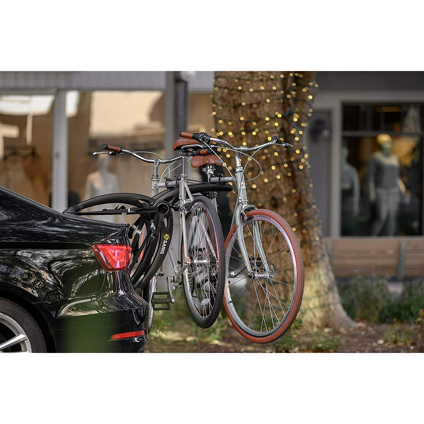 Saris Bones Trunk Bike Rack Mount, Bike Rack for Car and SUV, 2 Bikes