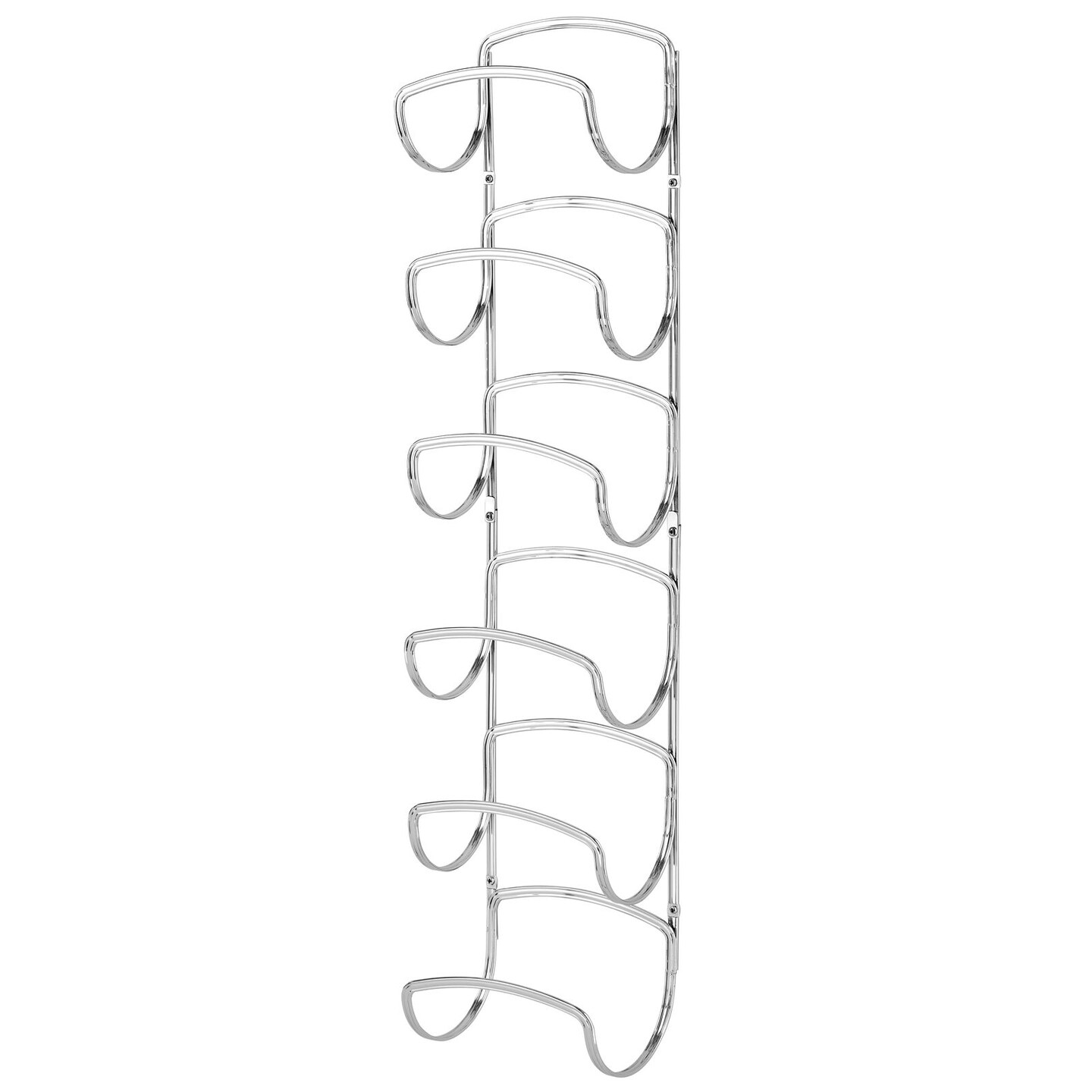 mDesign Steel Towel Holder for Bathroom Wall - Wall Mounted Organizer