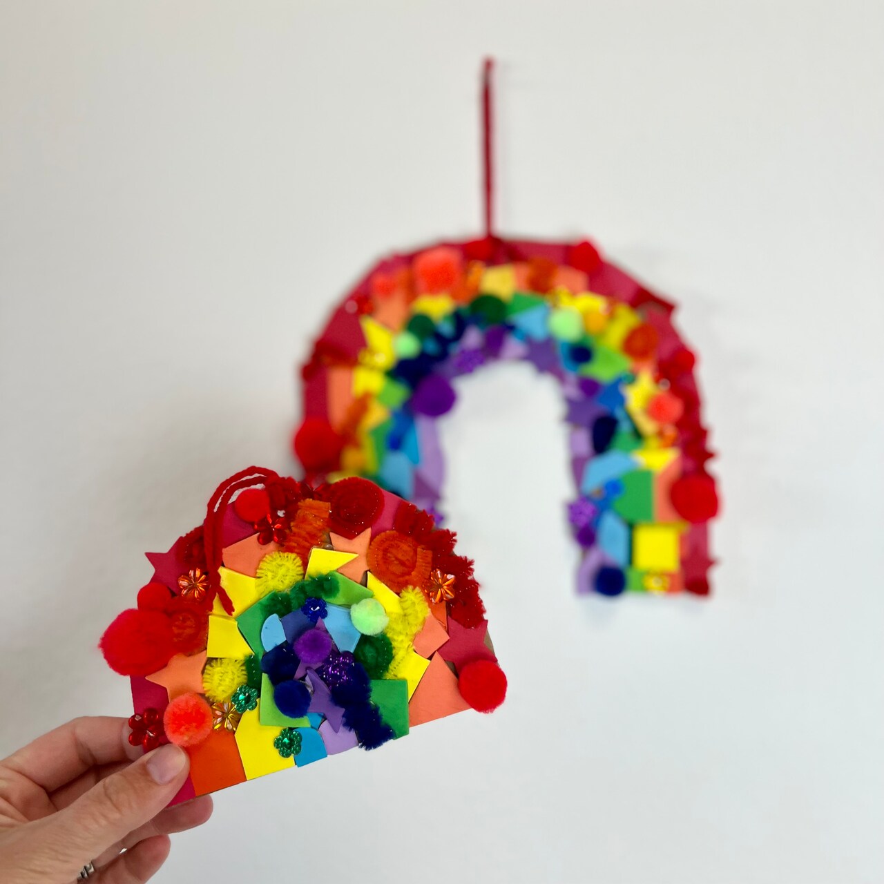 Kids Club: Recycled Mosaic Rainbow