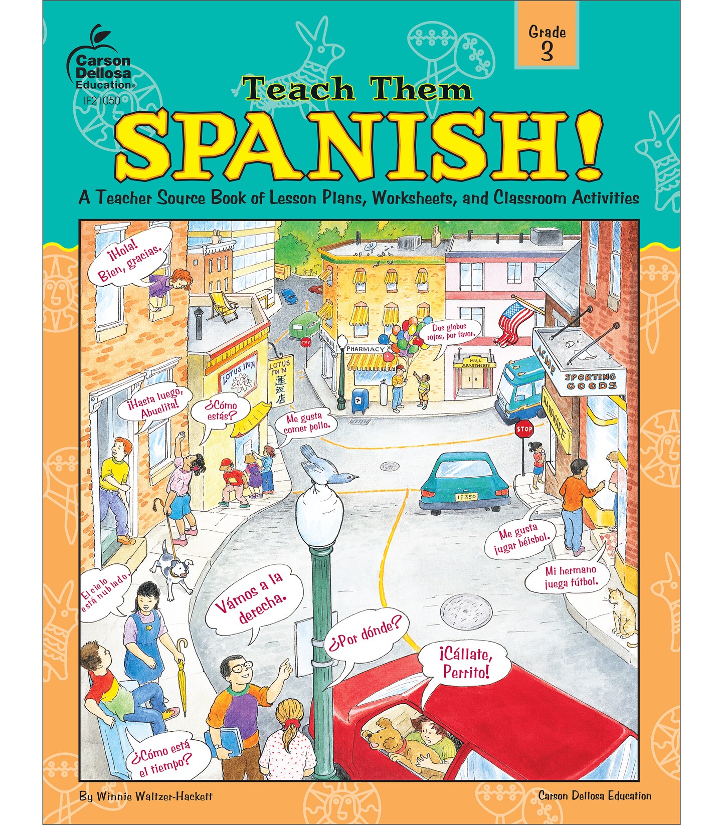 Carson Dellosa Teach Them Spanish!, Grade 3 Resource Book