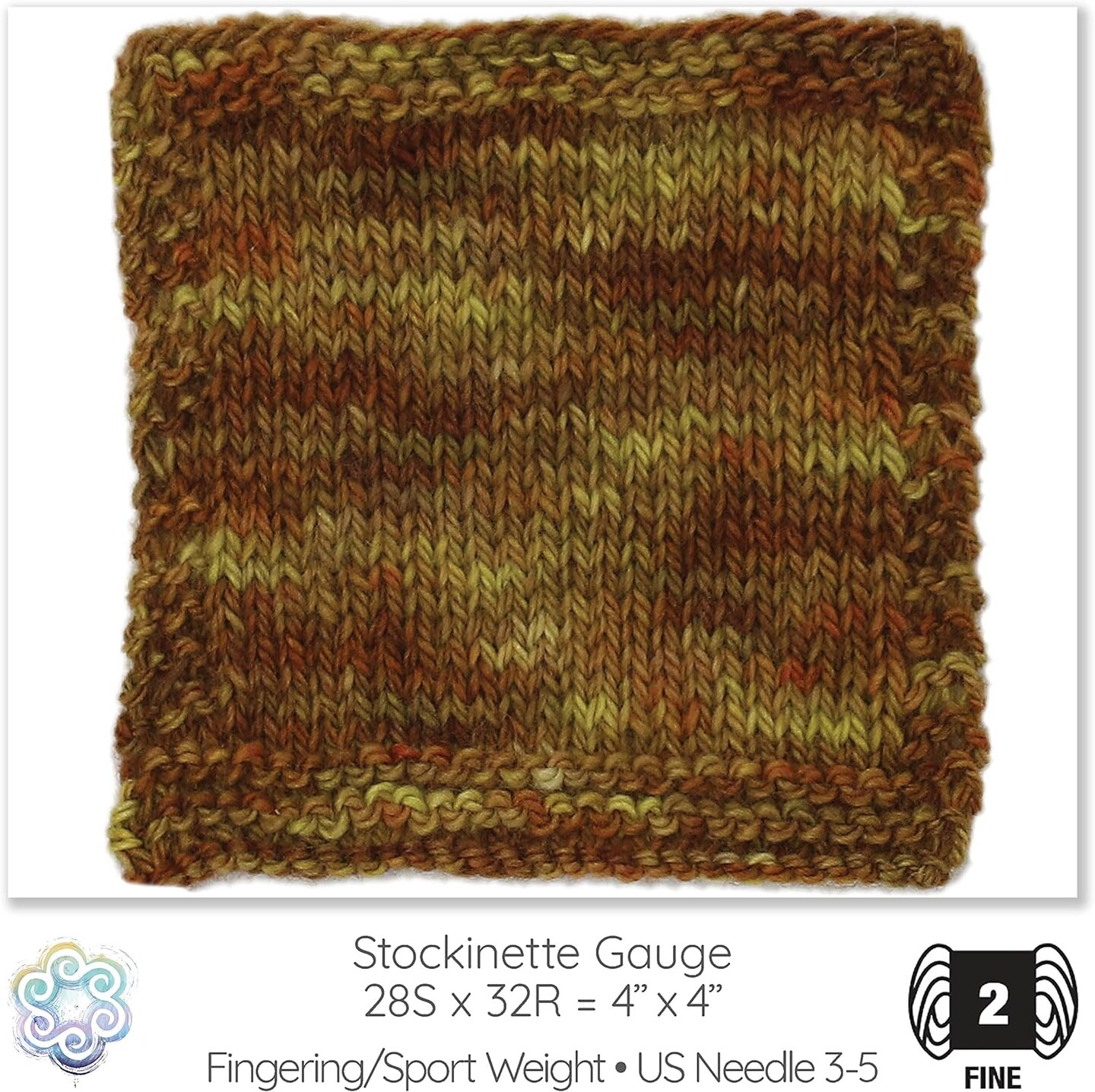 Organic Wool Yarn - Ecolana Certified Organic, Pacific Northwest Hand Dyed, #2 Fingering /Sport Weight, Knit, Crochet, Weave.