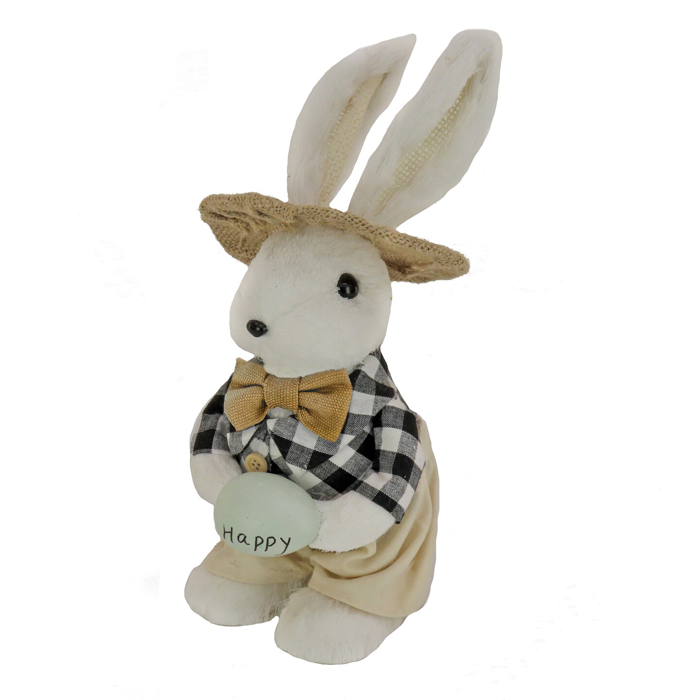 12&#x22; Bowtie Bunny with Egg
