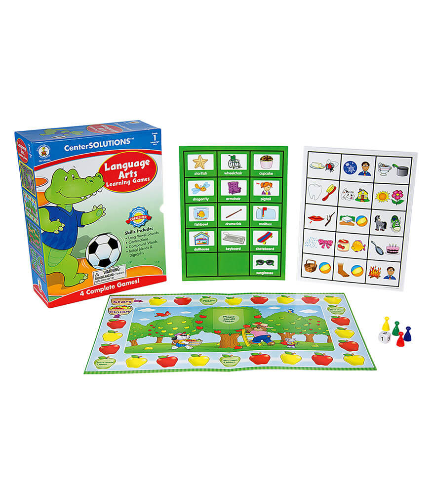 Carson Dellosa Language Arts Learning Games, Grade 1