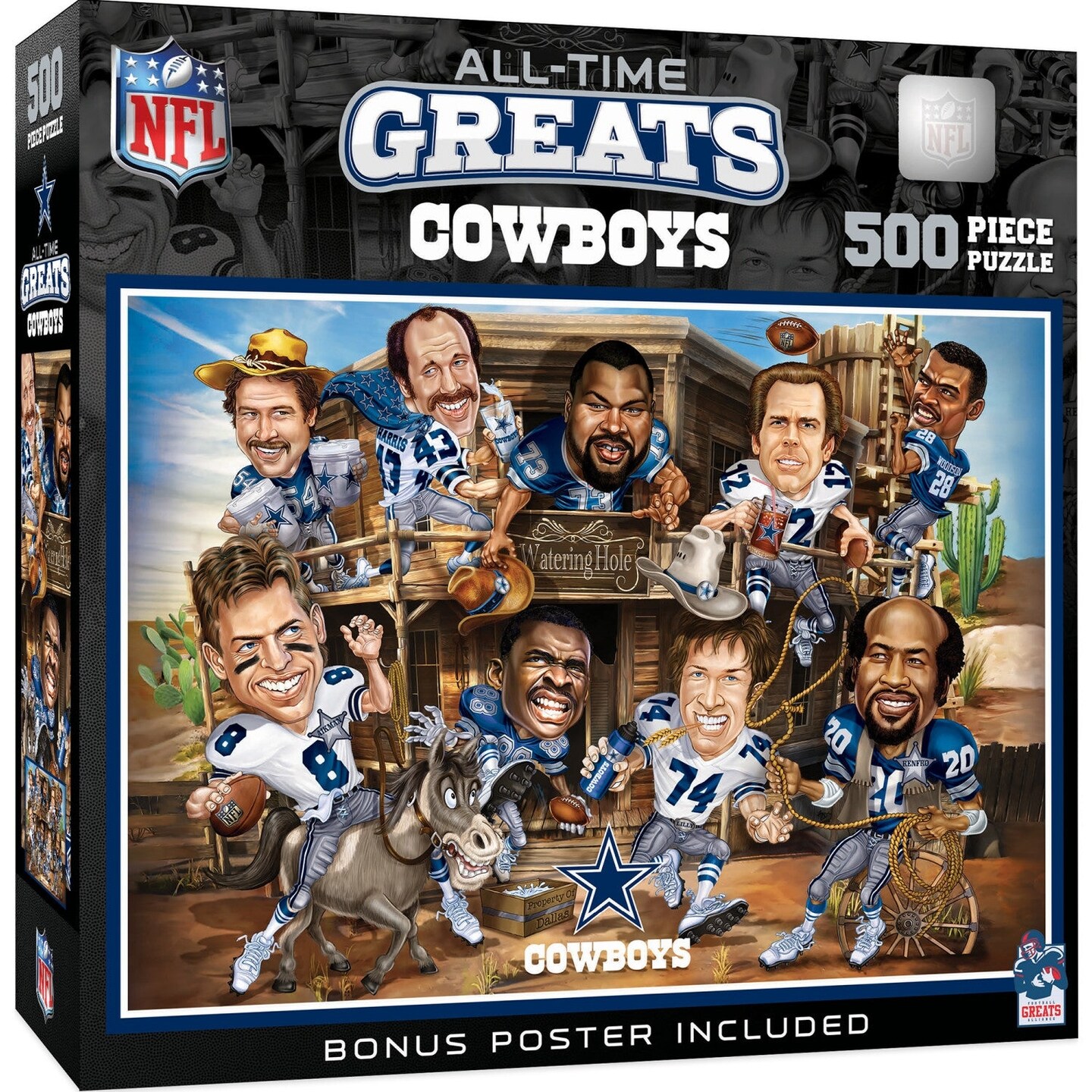 MasterPieces Dallas Cowboys - All Time Greats 500 Piece Jigsaw Puzzle