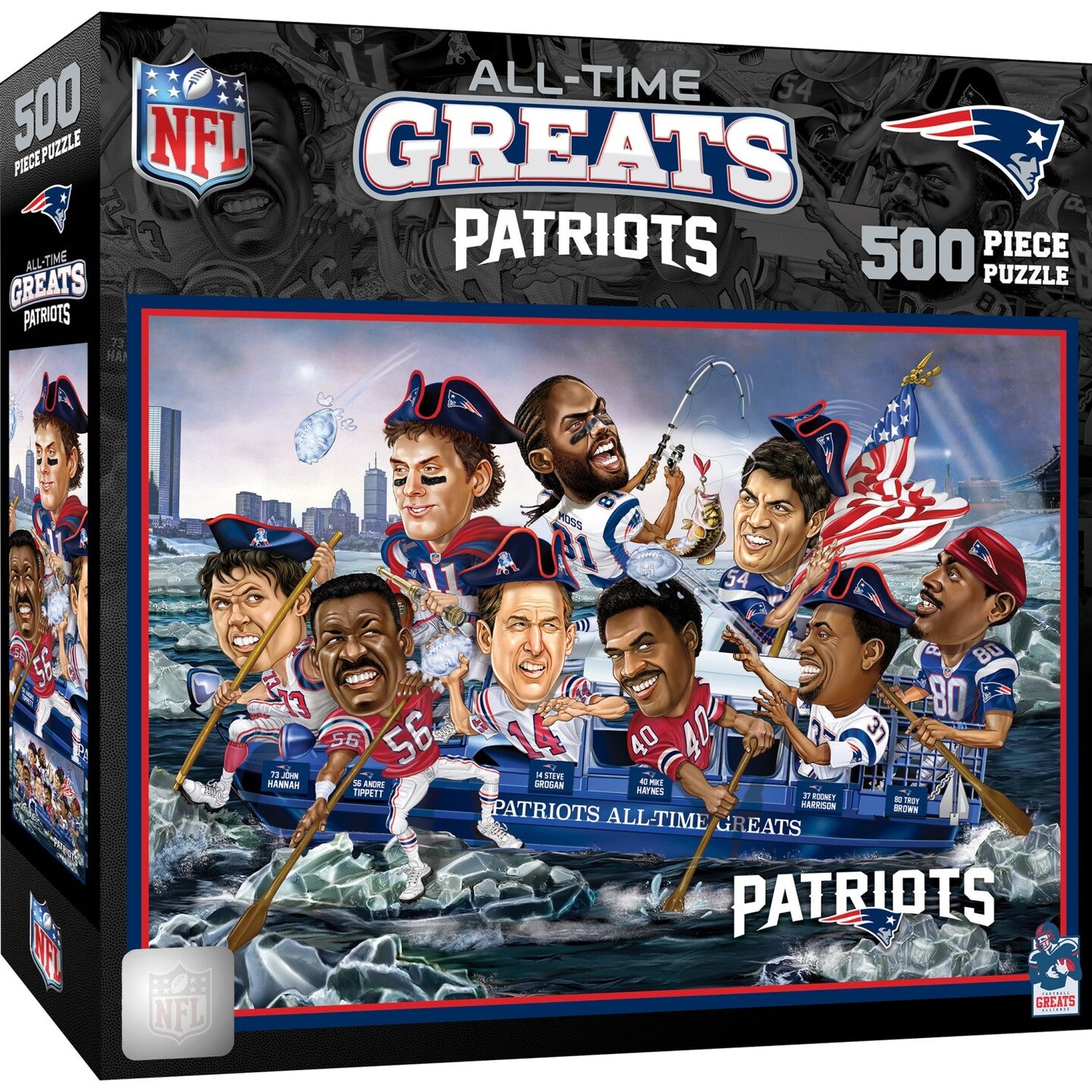MasterPieces England Patriots - All Time Greats 500 Piece Jigsaw Puzzle