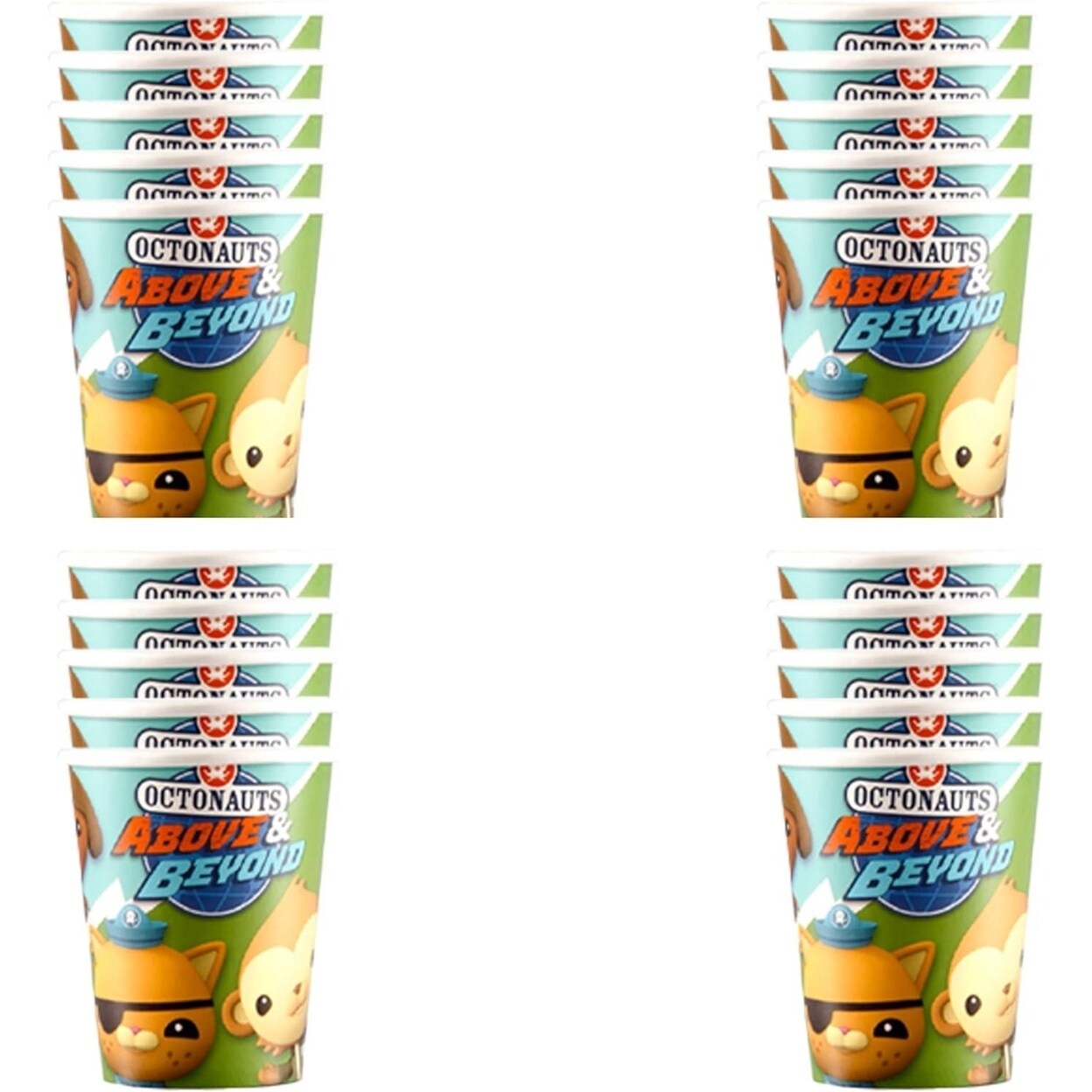 Mighty Mojo Octonauts Celebration Paper Cups 20Ct Kids Party Supplies