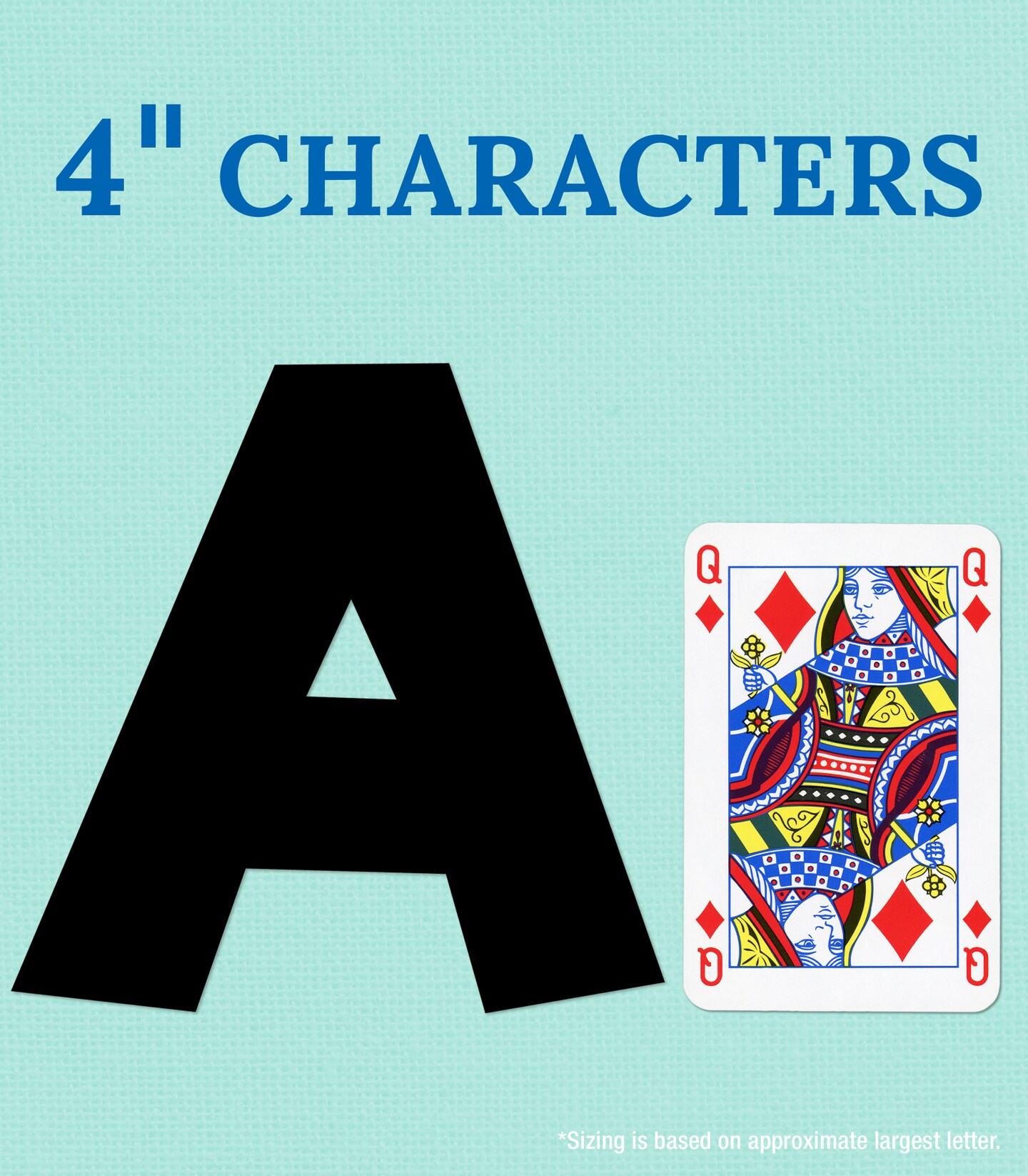 Carson Dellosa 219-Piece Black Cutout Letters, 4" Upper and Lowercase Alphabet, Numbers, Punctuation, and Symbols for Bulletin Board, Posterboard, Party, and Classroom Decor