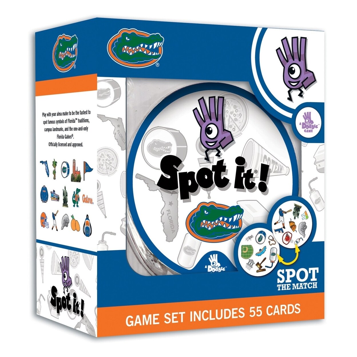 MasterPieces Florida Gators Spot It! Card Game
