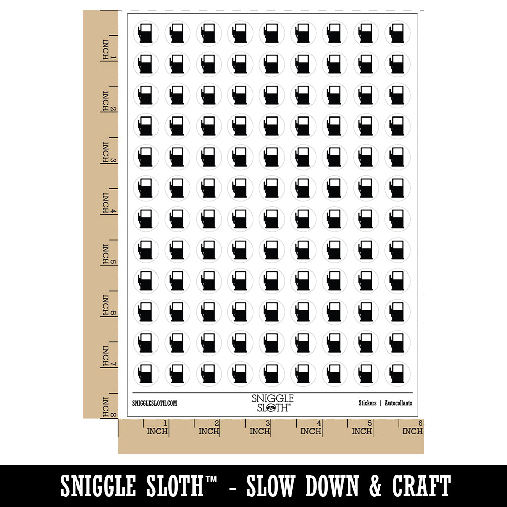 Gas Station Pump 200+ 0.50&#x22; Round Stickers