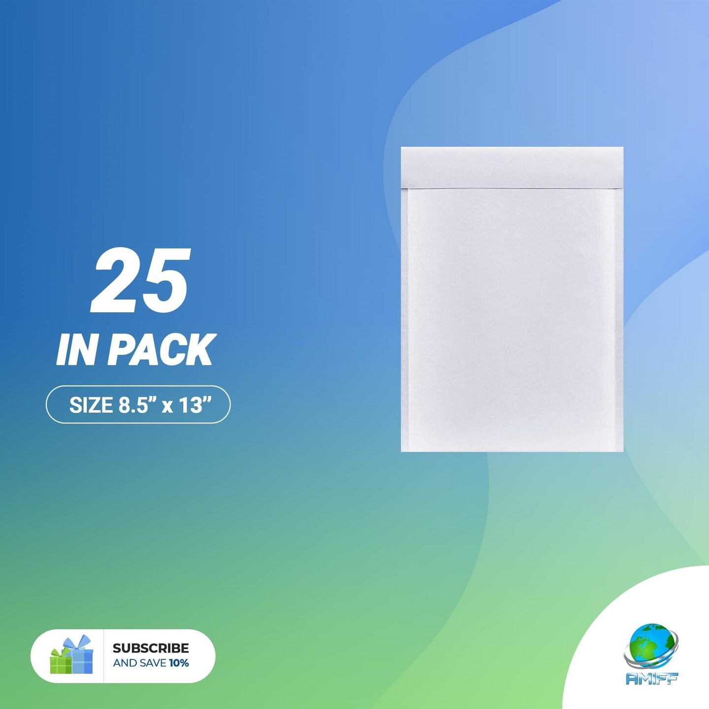 Kraft Padded Envelopes Self Seal 8.5 x 13 Pack of 25 White Padded Shipping Envelopes Kraft Padded Mailers with Bubble Lining Durable Bubble Envelopes Mailers for Packing and Shipping