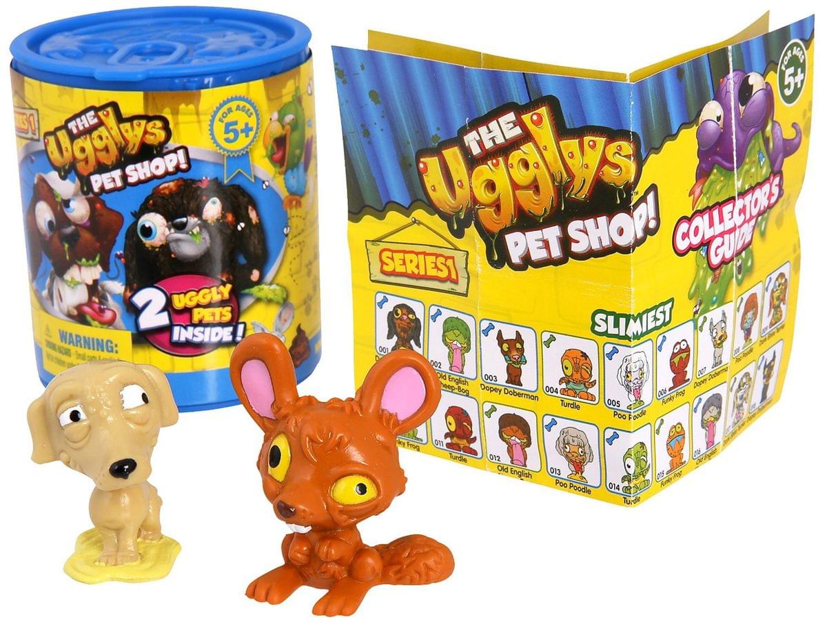 Uggly&#x27;s Pet Shop Series 1 Blind Packaging Mini Figure 2-Pack