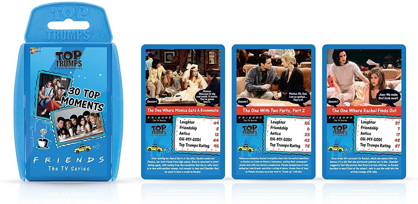 Friends Top Trumps Card Game