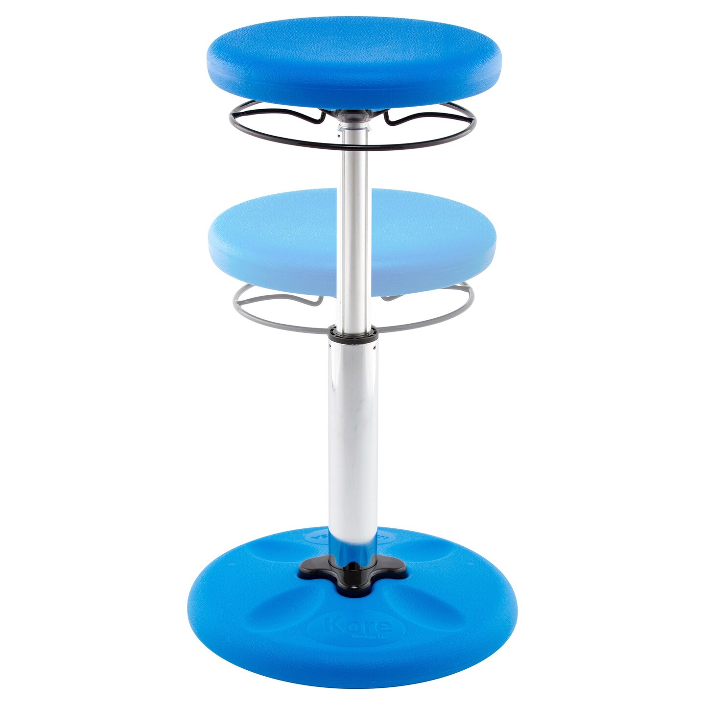 Kids Adjustable Tall Wobble Chair 16.5-24&#x22; Blue